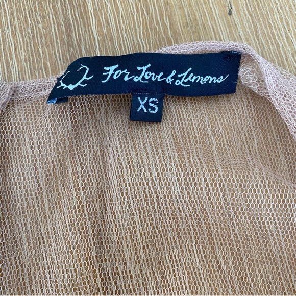 For Love and Lemons Antigua mini dress - Lemon - xs - Picture 10 of 15